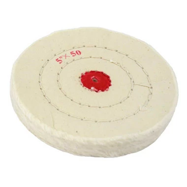 Finex Muslin Buff With Shellac Center 5 Inch 50 Ply Stitched 3 Finex Muslin Buff With Shellac Center 5 Inch 50 Ply Stitched - Image 3