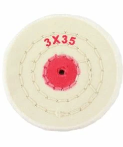 Buffs Finex Muslin Shellac Centers Diameter 3 Inch Ply 35 Stitching 3 Rows