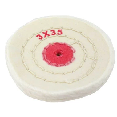 Buffs Finex Muslin Shellac Centers Diameter 3 Inch Ply 35 Stitching 3 Rows 3 Buffs Finex Muslin Shellac Centers Diameter 3 Inch Ply 35 Stitching 3 Rows - Image 3
