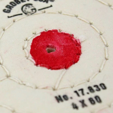 Buffs Finex Muslin Shellac Centers Diameter 4 Inch Ply 60 Stitching 3 Rows 4 Buffs Finex Muslin Shellac Centers Diameter 4 Inch Ply 60 Stitching 3 Rows - Image 4