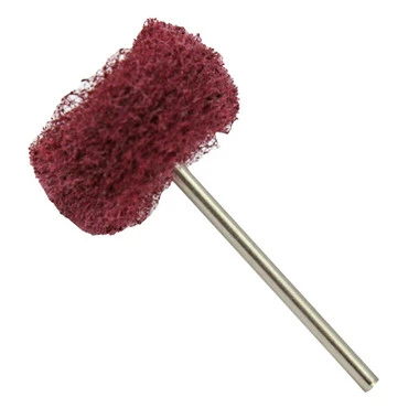 Medium Mounted Satin Finishing Buff 3/32" Shank 2 Medium Mounted Satin Finishing Buff 3/32" Shank - Image 2