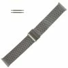 Stainless Steel 22mm Mesh Metal Watch Band 7 Inch Length