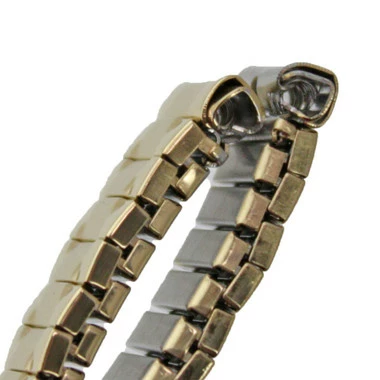 Metal Watch Band 6 To 10 Inch Length Expansion Style Gold Tone Color Expandable Curved Ends 10 To 14mm 4 Metal Watch Band 6 To 10 Inch Length Expansion Style Gold Tone Color Expandable Curved Ends 10 To 14mm - Image 4