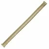 Metal Watch Band 6 1/2 To 10 Inch Length Expansion Style Gold Tone Color Expandable Straight Ends 10 To 14mm
