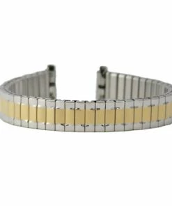 Metal Watch Band 6 To 10 Inch Length Expansion Style Two Tone Color Expandable Curved Ends 10 To 14mm -Cheap Watch Bands Store metal expansion watchband 1436tcphoto3 04792.1659442780