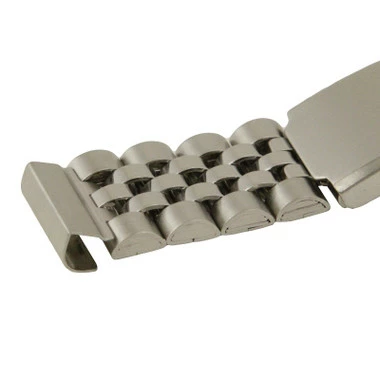 Hadley Roma Southwest Style Stainless Steel Watch Band Extender Links With Tri-Fold Clasp 3 7/8 Inch Length 4 Hadley Roma Southwest Style Stainless Steel Watch Band Extender Links With Tri-Fold Clasp 3 7/8 Inch Length - Image 4