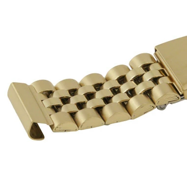 Hadley Roma Southwest Style Gold Tone Watch Band Extender Links With Tri-Fold Clasp 4 Hadley Roma Southwest Style Gold Tone Watch Band Extender Links With Tri-Fold Clasp - Image 4