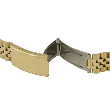 Hadley Roma Southwest Style Gold Tone Watch Band Extender Links With Tri-Fold Clasp 5 Hadley Roma Southwest Style Gold Tone Watch Band Extender Links With Tri-Fold Clasp - Image 5