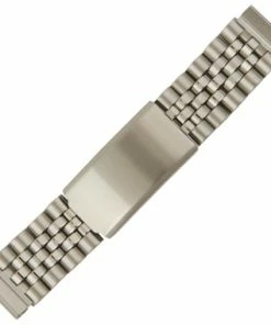 Hadley Roma Southwest Style Stainless Steel Watch Band Extender Links With Tri-Fold Clasp 3 7/8 Inch Length