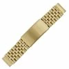 Hadley Roma Southwest Style Gold Tone Watch Band Extender Links With Tri-Fold Clasp