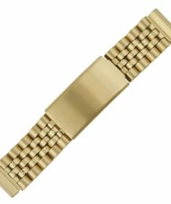 Hadley Roma Southwest Style Gold Tone Watch Band Extender Links With Tri-Fold Clasp