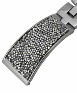 Crystal Encrusted 20mm Silver Tone Stainless Steel Watch Band Quick Release Spring Bar Made To Fit Samsung Smart Watch 6 Crystal Encrusted 20mm Silver Tone Stainless Steel Watch Band Quick Release Spring Bar Made To Fit Samsung Smart Watch -Cheap Watch Bands Store metal watch band 5509 22photo2 78235.1659986039
