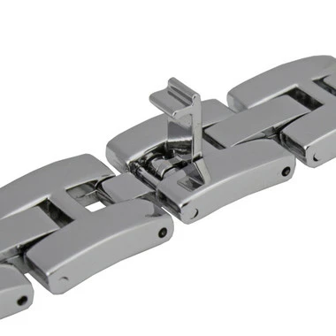 Crystal Encrusted 20mm Silver Tone Stainless Steel Watch Band Quick Release Spring Bar Made To Fit Samsung Smart Watch 4 Crystal Encrusted 20mm Silver Tone Stainless Steel Watch Band Quick Release Spring Bar Made To Fit Samsung Smart Watch - Image 4