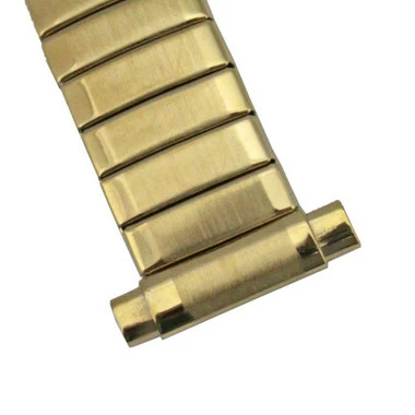 Classic Expansion Etched Design 6 To 10 Inch Length Watch Band Yellow Gold Tone Expandable Ends To Fit 10 To 14mm 2 Classic Expansion Etched Design 6 To 10 Inch Length Watch Band Yellow Gold Tone Expandable Ends To Fit 10 To 14mm - Image 2
