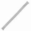 Hadley Roma Curved End Expansion Watch Band 6 1/4 To 9 Inch Length Stainless Steel Expandable Ends 9 To 12mm