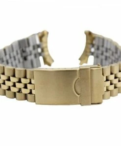 Yellow Gold Tone Metal Watch Band 7 1/4 Inch Length With Curved Ends 18 - 20mm 10 Yellow Gold Tone Metal Watch Band 7 1/4 Inch Length With Curved Ends 18 - 20mm -Cheap Watch Bands Store metal watch band 1358ycphoto5 76672.1659442722