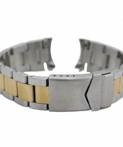 Metal Watch Band 7 1/4 Inch Length Two Tone Multiple Curved Ends 18 To 20mm 9 Metal Watch Band 7 1/4 Inch Length Two Tone Multiple Curved Ends 18 To 20mm -Cheap Watch Bands Store metal watch band 1359tcphoto5 40475.1659442722