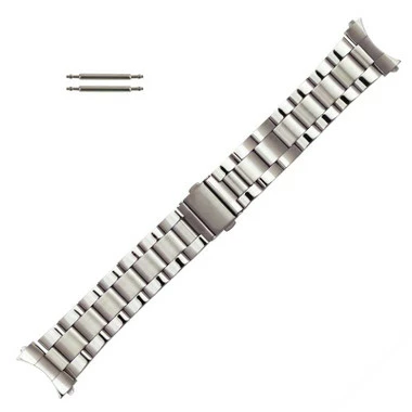 Stainless Steel 6 7/8 Inch Length Metal Curved Watch Band With Multiple Ends 18 To 22mm 1 Stainless Steel 6 7/8 Inch Length Metal Curved Watch Band With Multiple Ends 18 To 22mm
