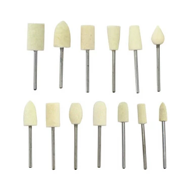 Mounted Mini Felt Buffs 13 Piece Assortment 2 Mounted Mini Felt Buffs 13 Piece Assortment - Image 2