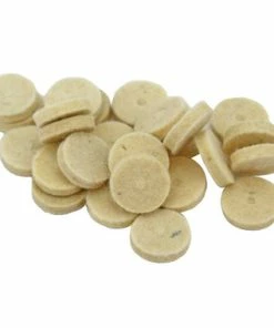 Miniature Felt Wheel Buffs Hard 1/2 Inch - Pack Of 25