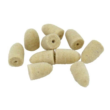 Mini Pointed Felt Cone Buffs For Polishing Pack Of 10 1 Mini Pointed Felt Cone Buffs For Polishing Pack Of 10