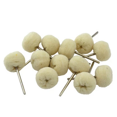 7/8 Inch Mini Mounted Flannel Buffs Dozen 1 7/8 Inch Mini Mounted Flannel Buffs Dozen