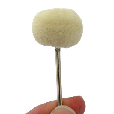 7/8 Inch Mini Mounted Flannel Buffs Dozen 3 7/8 Inch Mini Mounted Flannel Buffs Dozen - Image 3