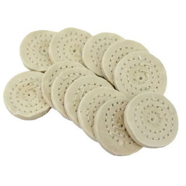 Buffs Finex Miniature Muslin Diameter 1 1/4 Inch Ply 16 Stitching 3 Rows Pack Of 12 1 Buffs Finex Miniature Muslin Diameter 1 1/4 Inch Ply 16 Stitching 3 Rows Pack Of 12