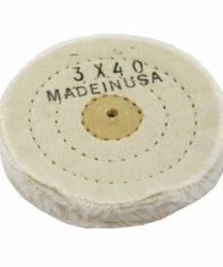 Fine Weave Muslin Buff 3 Inch 40 Ply Stitched Jewelry Buff -Cheap Watch Bands Store muslin polishing buff 17.737photo3 21472.1658872078
