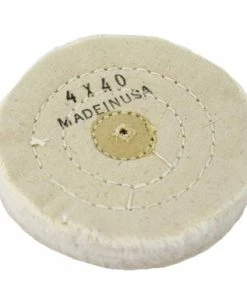 Coarse Weave Muslin Buff 4 Inch 40 Ply Stitched Jewelry Buff -Cheap Watch Bands Store muslin polishing buff 17.744photo3 61042.1658872067