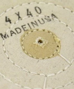 Coarse Weave Muslin Buff 4 Inch 40 Ply Stitched Jewelry Buff -Cheap Watch Bands Store muslin polishing buff 17.744photo4 99497.1658872067