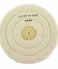 Cheap Watch Bands Store 38 Fine Weave Muslin Buff 4 Inch 40 Ply Stitched Jewelry Buff