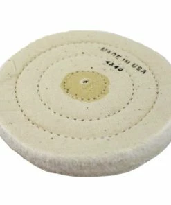 Fine Weave Muslin Buff 4 Inch 40 Ply Stitched Jewelry Buff -Cheap Watch Bands Store muslin polishing buff 17.747photo3 59651.1658872066