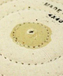 Fine Weave Muslin Buff 4 Inch 40 Ply Stitched Jewelry Buff -Cheap Watch Bands Store muslin polishing buff 17.747photo4 55419.1658872066
