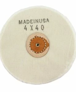 Cheap Watch Bands Store 40 Unstitched Muslin Buff 4 Inch 40 Ply Jewelry Buff