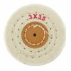 Jewelry Polishing Finex Muslin Buff 3 Inch 35 Ply Stitched Buff