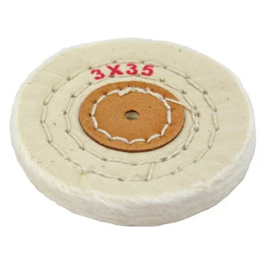 Jewelry Polishing Finex Muslin Buff 3 Inch 35 Ply Stitched Buff 3 Jewelry Polishing Finex Muslin Buff 3 Inch 35 Ply Stitched Buff - Image 3