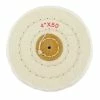 Finex Muslin Buff With Leather Center 4 Inch 50 Ply