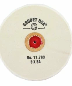 Buffs Finex Muslin Loose With Leather Centers 5 Inch- Ply 54