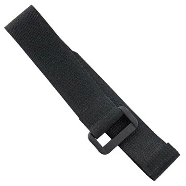 Hadley Roma Nylon Watch Strap Velcro® Style Sport Band 19mm Black 12 1/2 Inch Length 2 Hadley Roma Nylon Watch Strap Velcro® Style Sport Band 19mm Black 12 1/2 Inch Length - Image 2
