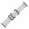 White Nylon Watch Band Made To Fit 38mm Apple® Watch