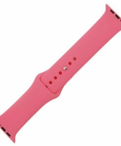 Pink Silicone Watch Band Made To Fit 42mm Apple® Watch