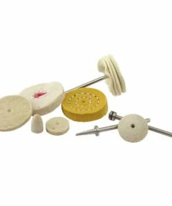 Mini Buff Kit Assortment Of 7 Miniature Buffs And Two Mandrels