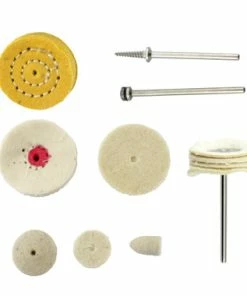Mini Buff Kit Assortment Of 7 Miniature Buffs And Two Mandrels -Cheap Watch Bands Store polishing kit 17.127photo2 18366.1658872041