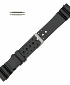 Hadley Roma Rubber Watch Band 20mm Sport Watch Band Fits Citizen® Windsurfer 8 9/16 Inch Length