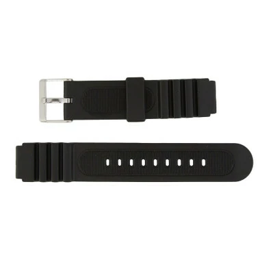 16mm Hadley Roma Watch Strap PVC Diver Style 7 1/4 Inch Length 2 16mm Hadley Roma Watch Strap PVC Diver Style 7 1/4 Inch Length - Image 2