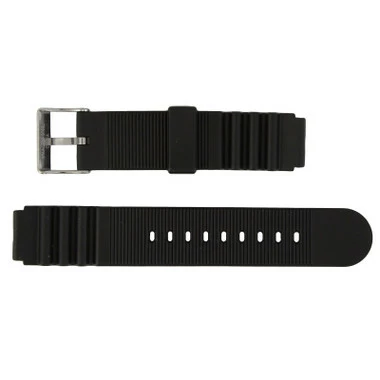 16mm Hadley Roma Watch Strap PVC Diver Style 7 1/4 Inch Length 3 16mm Hadley Roma Watch Strap PVC Diver Style 7 1/4 Inch Length - Image 3