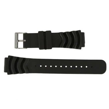 Hadley Roma PVC Watch Band 20mm Sport Watch Band Fits Seiko 8 1/4 Inch Length 3 Hadley Roma PVC Watch Band 20mm Sport Watch Band Fits Seiko 8 1/4 Inch Length - Image 3