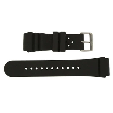 Hadley Roma Watch Band 24mm PU Sport Watch Band Fits Pro Diver 8 1/4 Inch Length 3 Hadley Roma Watch Band 24mm PU Sport Watch Band Fits Pro Diver 8 1/4 Inch Length - Image 3