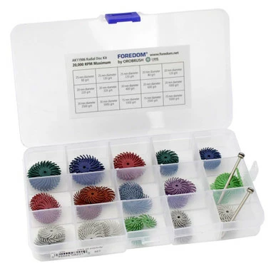 Foredom 92 Piece Radial Disc Assortment 2 Foredom 92 Piece Radial Disc Assortment - Image 2